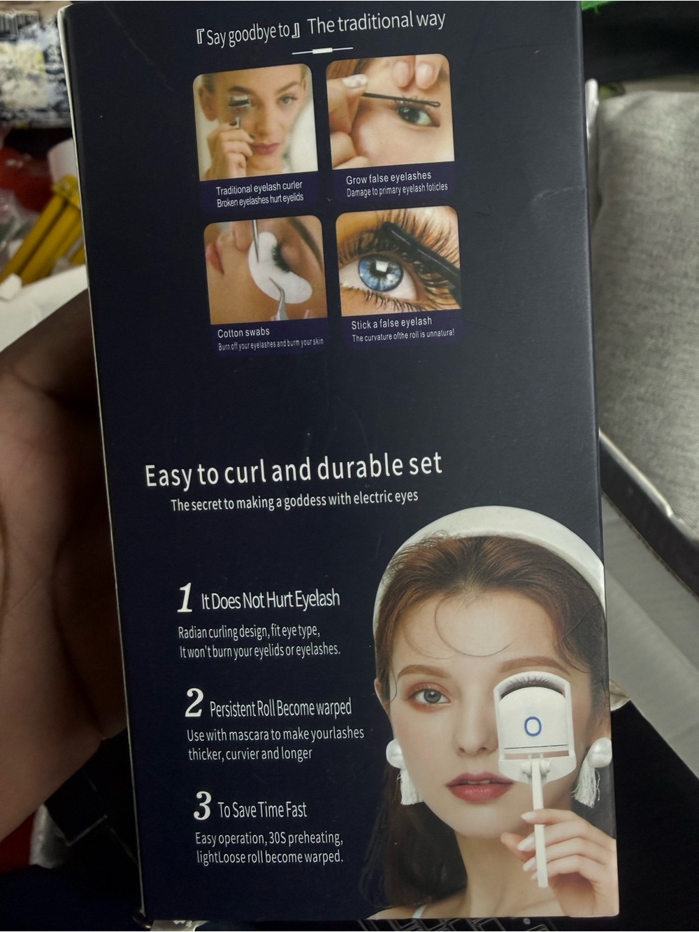 Electric Eyelash Curler - White